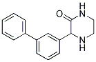 3-BIPHENYL-3-YL-PIPERAZIN-2-ONE 结构式