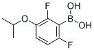 2,6-DIFLUORO-3-ISOPROPOXYPHENYLBORONIC ACID 结构式