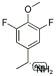 (R)-1-(3,5-DIFLUORO-4-METHOXYPHENYL)ETHANAMINE 结构式