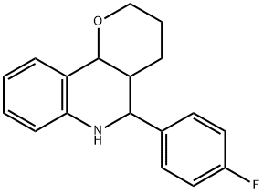 5-(4-FLUORO-PHENYL)-3,4,4A,5,6,10B-HEXAHYDRO-2H-PYRANO[3,2-C]QUINOLINE 结构式