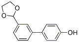 3'-(1,3-二氧戊环-2-基)[1,1'-联苯]-4-醇 结构式