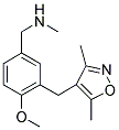 (3-[(3,5-DIMETHYLISOXAZOL-4-YL)METHYL]-4-METHOXYBENZYL)METHYLAMINE 结构式