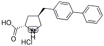 (R)-G-(4-BIPHENYLMETHYL)-L-PROLINE.HCL 结构式