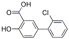 2'-CHLORO-4-HYDROXY[1,1'-BIPHENYL]-3-CARBOXYLIC ACID 结构式