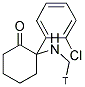 (+/-)Ketamine [N-methyl 3H] 结构式