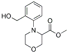 4-(2-HYDROXYMETHYL-PHENYL)-MORPHOLINE-3-CARBOXYLIC ACID METHYL ESTER 结构式