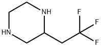 2-(2,2,2-TRIFLUORO-ETHYL)-PIPERAZINE 结构式