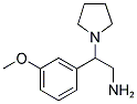 2-(3-甲氧基苯基)-2-(吡咯烷-1-基)乙-1-胺 结构式