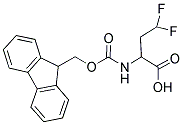 2-(9H-FLUOREN-9-YLMETHOXYCARBONYLAMINO)-4,4-DIFLUORO-BUTYRIC ACID 结构式