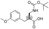 (S)-2-(TERT-BUTOXYCARBONYLAMINO-METHYL)-3-(3-METHOXY-PHENYL)-PROPIONIC ACID 结构式