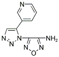 3-Amine-4-[5-(3-pyridinyl)-1H-1,2,3-triazol-1-yl]-1,2,5-oxadiazole 结构式