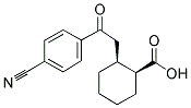 CIS-2-[2-(4-CYANOPHENYL)-2-OXOETHYL]CYCLOHEXANE-1-CARBOXYLIC ACID 结构式