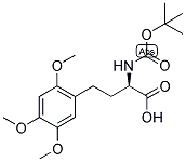(R)-2-TERT-BUTOXYCARBONYLAMINO-4-(2,4,5-TRIMETHOXY-PHENYL)-BUTYRIC ACID 结构式
