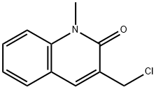 3-氯甲基-1-甲基-1H-喹啉-2-酮 结构式