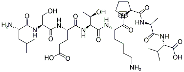 LEU-SER-GLU-THR-LYS-PRO-ALA-VAL 结构式