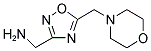 ([5-(MORPHOLIN-4-YLMETHYL)-1,2,4-OXADIAZOL-3-YL]METHYL)AMINE 结构式