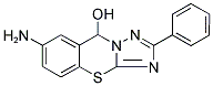 6-AMINO-2-PHENYL-4 H-9-THIA-1,3,3A-TRIAZA-CYCLOPENTA[ B ]NAPHTHALEN-4-OL 结构式