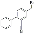 2-氰基-4'-溴甲基联苯 结构式