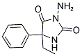 3-AMINO-5-ETHYL-5-PHENYLIMIDAZOLIDINE-2,4-DIONE 结构式