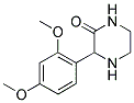 3-(2,4-DIMETHOXY-PHENYL)-PIPERAZIN-2-ONE 结构式
