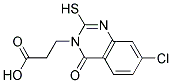 3-(7-CHLORO-2-MERCAPTO-4-OXOQUINAZOLIN-3(4H)-YL)PROPANOIC ACID 结构式
