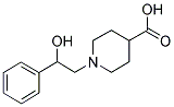 1-(2-HYDROXY-2-PHENYL-ETHYL)-PIPERIDINE-4-CARBOXYLIC ACID 结构式