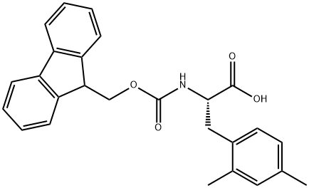 FMOC-L-2,4-DIMETHYLPHE 结构式