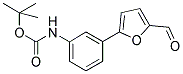 [3-(5-FORMYL-FURAN-2-YL)-PHENYL]-CARBAMIC ACID TERT-BUTYL ESTER 结构式