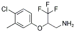 2-(4-CHLORO-3-METHYL-PHENOXY)-3,3,3-TRIFLUORO-PROPYLAMINE 结构式