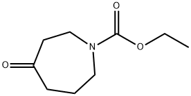1-CARBETHOXYAZEPAN-4-ONE 结构式