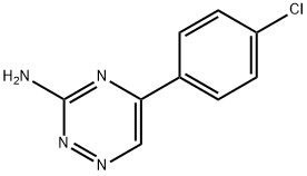 5-(4-氯苯基)-1,2,4-三嗪-3-胺 结构式