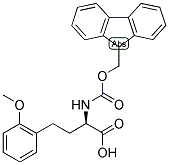 (R)-2-(9H-FLUOREN-9-YLMETHOXYCARBONYLAMINO)-4-(2-METHOXY-PHENYL)-BUTYRIC ACID 结构式