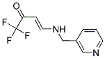 1,1,1-TRIFLUORO-4-[(PYRIDIN-3-YLMETHYL)-AMINO]-BUT-3-EN-2-ONE 结构式