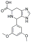 4-(3,5-DIMETHOXY-PHENYL)-4,5,6,7-TETRAHYDRO-3H-IMIDAZO[4,5-C]PYRIDINE-6-CARBOXYLIC ACID 结构式