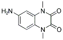 6-AMINO-1,4-DIMETHYL-1,4-DIHYDRO-2,3-QUINOXALINEDIONE 结构式