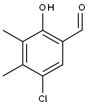 5-CHLORO-2-HYDROXY-3,4-DIMETHYL-BENZALDEHYDE 结构式