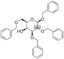 BENZYL 2,3,6-TRI-O-BENZYL-B-D-GALACTOPYRANOSIDE 结构式