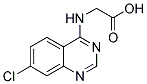 (7-CHLORO-QUINAZOLIN-4-YLAMINO)-ACETIC ACID 结构式