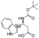 (S)-3-TERT-BUTOXYCARBONYLAMINO-3-(1H-INDOL-3-YL)-PROPIONIC ACID 结构式