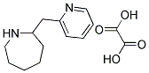 2-(2-PYRIDINYLMETHYL)AZEPANE OXALATE 结构式