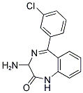 3-AMINO-5-(3-CHLORO-PHENYL)-1,3-DIHYDRO-BENZO[E][1,4]DIAZEPIN-2-ONE 结构式