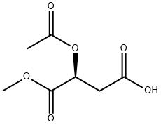 METHYL 2-(S)-ACETOXY-3-CARBOXYPROPANOATE 结构式