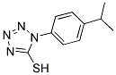 1-(4-ISOPROPYLPHENYL)-1H-TETRAZOLE-5-THIOL 结构式