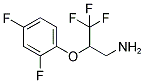 2-(2,4-DIFLUORO-PHENOXY)-3,3,3-TRIFLUORO-PROPYLAMINE 结构式