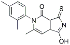 5-(2,4-DIMETHYLPHENYL)-1-HYDROXY-6-METHYL-3-THIOXO-3,5-DIHYDRO-4H-PYRROLO[3,4-C]PYRIDIN-4-ONE 结构式