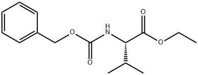 CBZ-L-缬氨酸乙酯 结构式