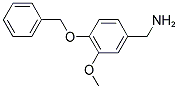 1-[4-(BENZYLOXY)-3-METHOXYPHENYL]METHANAMINE 结构式