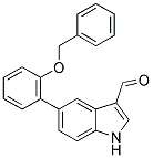 5-[2-(BENZYLOXY)PHENYL]-1H-INDOLE-3-CARBALDEHYDE 结构式