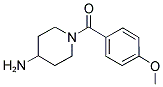 (4-AMINO-PIPERIDIN-1-YL)-(4-METHOXY-PHENYL)-METHANONE 结构式