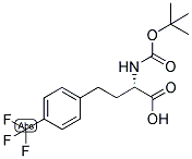 (S)-2-TERT-BUTOXYCARBONYLAMINO-4-(4-TRIFLUOROMETHYL-PHENYL)-BUTYRIC ACID 结构式
